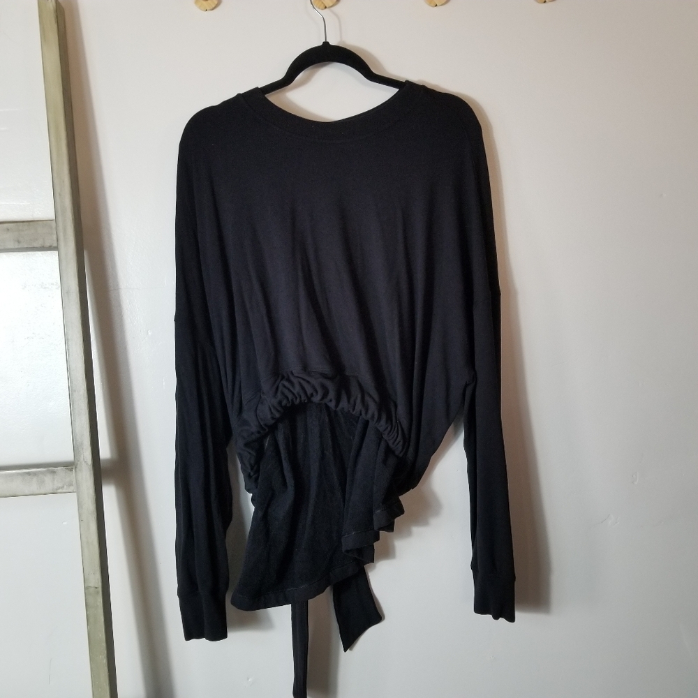 LULULEMON WOMEN'S BLACK OVERSIZED SWEATER SIZE L/XL